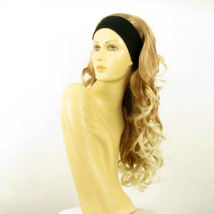 parrucca con bandana biondo chiaro mechato biondo medio ref KAMELYA 27T613 PERUK - Imagen 1 de 8