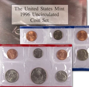 1-1996-W DIME only in mint cello - Picture 1 of 3