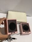 VINTAGE SCHMID MICRO STEREO ADD ON SPEAKERS NEW