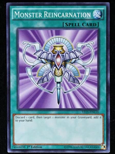 Yu-Gi-Oh! TCG - Dark Legion - Monster Reincarnation YS15-ENL16 -Common Reg LP/NM - Picture 1 of 2