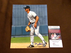 DON MATTINGLY YANKEES MVP SIGNED AUTO VINTAGE QUALITY 8X10 KODAK COLOR PHOTO JSA - Picture 1 of 3