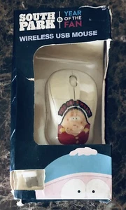 Vintage South Park Eric Cartman Year Of The Fan USB Wireless Computer Mouse NEW - Picture 1 of 5