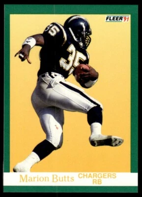1991 Fleer Marion Butts San Diego Chargers #171 - Image 1 of 2