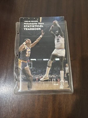 1985-86 Philadelphia 76ers Statistical Yearbook Ct - Image 1 of 4