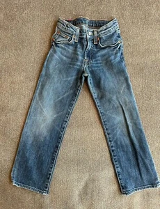 Seven 7 FOR ALL MANKIND Boy's Jeans Size 5 Relaxed Adjustable Waist - Picture 1 of 2
