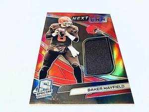 Baker Mayfield 2019 Panini Spectra Next Era Silver Prizm Refr.Pl.WornJersey#/199 - Bild 1 von 2