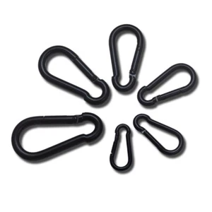 5 Pieces Carabiner Keychain Buckle Heavy Duty Rope Connector Spring Snap Hook - Bild 1 von 13