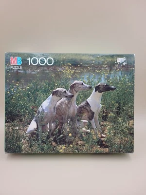VTG milton bradley Whippet Dog series #4o91 puzzle sealed (1989) New - Image 1 of 4