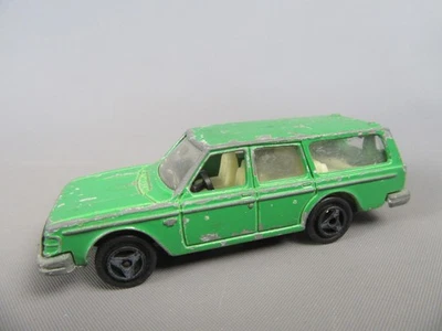 C885 Vintage 1976 Majorette 220 France Volvo 245 DL Break Vert 1:60 - Photo 1/4