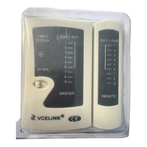 VCELINK Kabeltester Netzwerktester Für RJ45 RJ11 Kabel-Patchkabel GJ468(L3-2186) - Bild 1 von 3