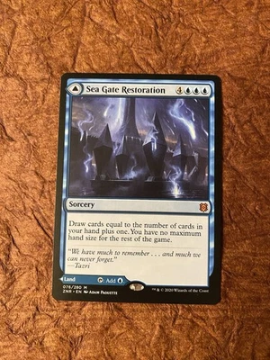Sea Gate Restoration MYTHIC ZNR 076/280 NM English MTG Zendikar Rising Land - Image 1 of 3