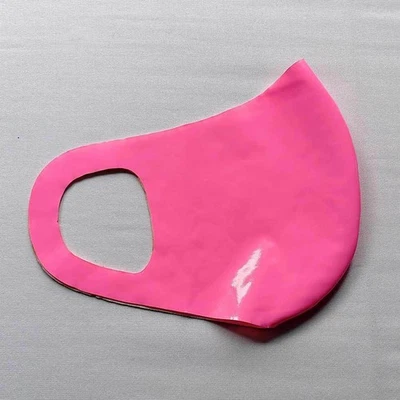 3x Men Women Faux Patent Leather Face Mask Sexy Fashion Party Clubwear Costume - Image 1 of 4