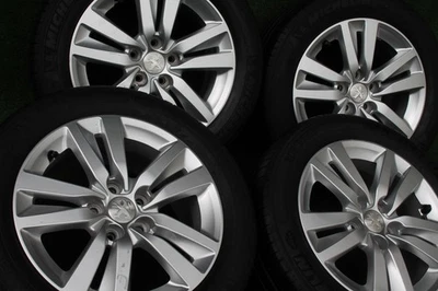 Original Peugeot 308 II Alufelgen 9677989577 Sommerräder 205/55 R16 91V ca.4,5mm - Bild 1 von 4