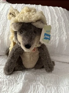 Dakin Wolf in Sheep's Clothing Plush Animal Stuffed Animal 1982 with Tags - Picture 1 of 10
