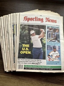 1986 THE SPORTS NEWS - Lot of 12 Papers (Juni - September 8) - Bild 1 von 5