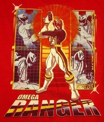 POWER RANGERS SPD youth med T shirt Space Patrol Delta tee size 5-6 Omega Sam - Image 1 of 2