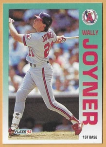 Wally Joyner Angels #62 - Fleer casi nuevo-como nuevo 1992 - Imagen 1 de 2