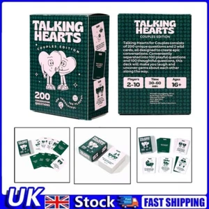 Talking Hearts Conversation Cards Couple Card Game for Date Nights Adventures - Picture 1 of 5