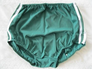 Ladies Gymphlex 100% Nylon Bottle Green Gym Knickers Sz XL (W30-36In) 27/02 - Picture 1 of 8
