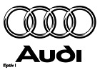 Audi Logo Aufkleber