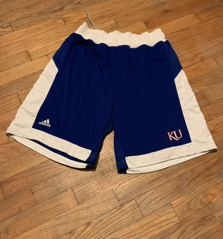 Adidas Men’s Kansas Jayhawks Basketball Shorts Sz. Large NEW Paul Pierce Cover