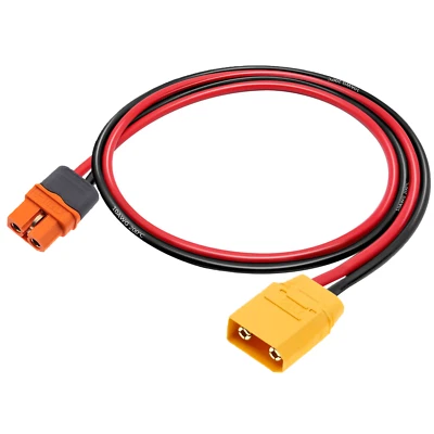 SEBATECH 10AWG XT60i to XT90 Male Female Connector Adapter Cable Solar RC Battery Cable
