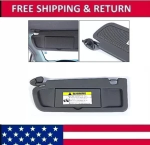 Gray Left Driver Side Sun Visor for 2006-2011 Honda Civic Sedan SI Coupe - Picture 1 of 14
