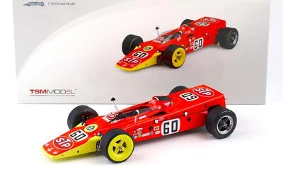 1:18 TSM Modello 1968 Team Lotus Tipo 56 Indy 500 J.Leonard #60 Die-Cast - Immagine 1 di 4