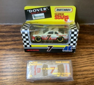 Matchbox Super Stars 1993 #7 Jimmy Hensley Dover & Team Hanes (Limited Edition) - Image 1 of 4