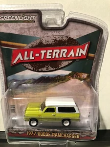 1/64 Greenlight All Terrain 1977 Dodge Macho Ramcharger lime green - Bild 1 von 2