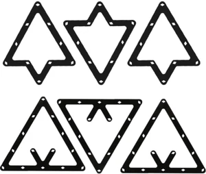 6Pcs Magic Ball Rack Magic Rack Sheet, Pool Ball Rack Magic Rack Sheet Billiards - Picture 1 of 12