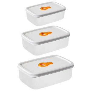 3 Pcs Crisper Set Food Boxes Refrigerator Containers Baby Airtight Storage - Bild 1 von 12