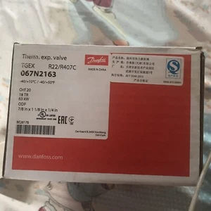 1 PIEZA Nueva Válvula de Expansión Danfoss 067N2163 En Caja #QW - Imagen 1 de 2