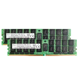 For Hynix 64GB 2x32GB DDR4-17000L 2133mhz 288P 1.2V ECC LRE LRDIMM server Memory - Picture 1 of 4
