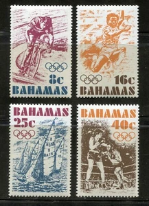 BAHAMAS 1976, SPORTS: MONTREAL OLYMPICS, Scott 388-391, MNH - Picture 1 of 1