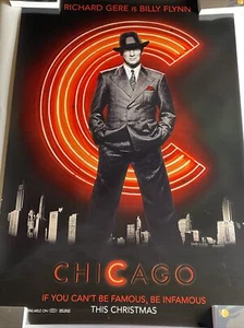CHICAGO / ORIGINAL 27X40 D/S 2002 ADVANCE MOVIE POSTER / GERE / BILLY FLYNN - Picture 1 of 1