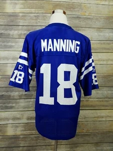 Camiseta deportiva Peyton Manning #18 Indianapolis Colts novato 1998 starter talla 48 adulto - Imagen 1 de 10