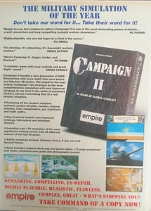 Campaign II video game ad - Rare print ad from a 1994 magazine - Picture 1 of 1