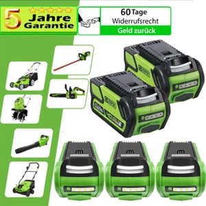 1/4x 8000mAh Para Greenworks 40V Batería G-MAX 29462 29472 29252 Li-Ion 6AH Batería - Imagen 1 de 17