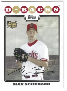 2008 Topps Max Scherzer #UH280 RC Rookie - Picture 1 of 2