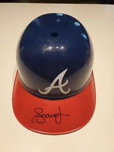 Andruw Jones💥👀 Atlanta Braves Signed Helmet JSA COA - Picture 1 of 4