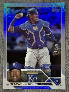 2023 Topps Series 1 Salvador Perez Silver #102 Kansas City Royals Baseball Card - Bild 1 von 2