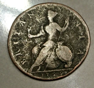 GEORGES II 1/2 PENNY 1734 poids 8 gr 20 - Picture 1 of 2