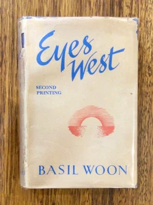 (VERY RARE) BASIL WOON: 'Eyes West' [Autobiography] Vg HB w DJ - Bild 1 von 5