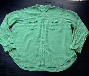 Polo Ralph Lauren Herren 100% Leinen Hemd mit zwei Taschen Größe 2XL - Bild 1 von 5