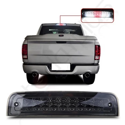 Para Dodge Ram 1500 2500 2009-2015 2016 2017 carcasa cromada LED tercera luz de freno Foto 1 de 4