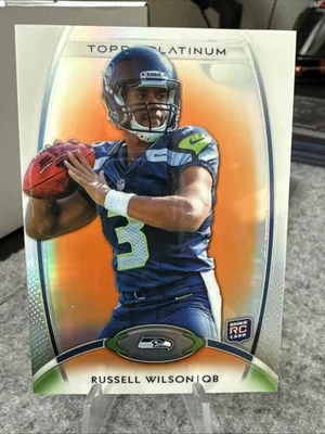 Topps Platinum 2012 - Rookie Russell Wilson #138 Orange Refractor (RC) Foto 1 de 2