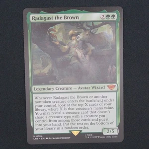 Radagast el Marrón Magic The Gathering El Señor de los Anillos Comandante Mítico 184 Casi Nuevo - Imagen 1 de 6