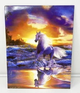Vintage Pocket Folder Christian Riese Lassen Free Spirit Wild Horse On Beach - Picture 1 of 17