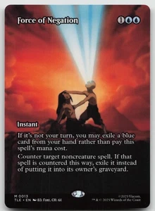 Force of Negation (Borderless) Avatar: The Last Airbender: Eternal 0013 NON FOIL - Picture 1 of 2